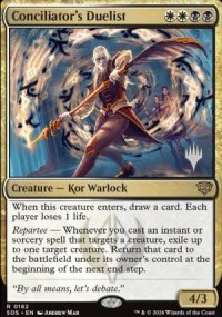 Duelliste de la conciliatrice - Planeswalker symbol stamped promos