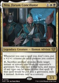 Nita, conciliatrice du Forum - Planeswalker symbol stamped promos