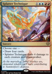 Technique d'�claboussure - Planeswalker symbol stamped promos