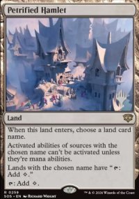 Hameau p�trifi� - Planeswalker symbol stamped promos