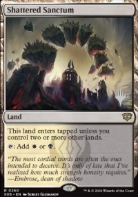 Sanctuaire fracass� - Planeswalker symbol stamped promos