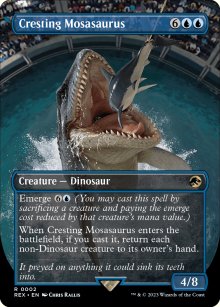 Cresting Mosasaurus - 