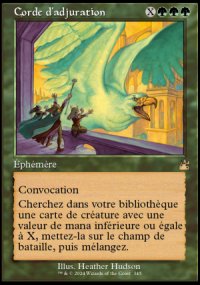 Corde d'adjuration - 