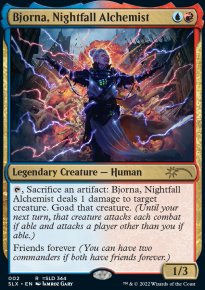 Bjorna, Nightfall Alchemist - Universes Beyond Magic reprints