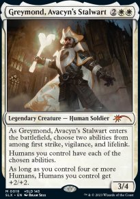 Greymond, Avacyn's Stalwart - Universes Beyond Magic reprints