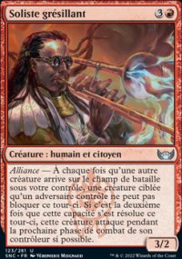 Soliste grsillant - 