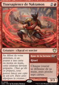 Tissesapience de Naktamon<br>Roue de la fortune - Secrets of Strixhaven Commander Decks