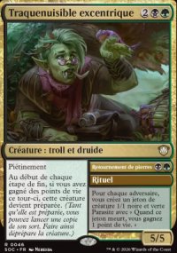 Traquenuisible excentrique<br>Retournement de pierres - Secrets of Strixhaven Commander Decks