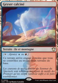 Geyser calcin� - Secrets of Strixhaven Commander Decks