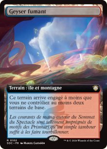 Geyser calcin� - Secrets of Strixhaven Commander Decks