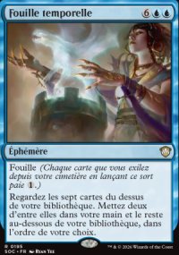 Fouille temporelle - Secrets of Strixhaven Commander Decks