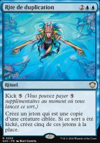 Rite de duplication - Secrets of Strixhaven Commander Decks