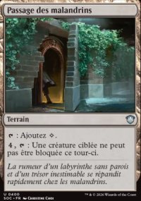 Passage des malandrins - Secrets of Strixhaven Commander Decks