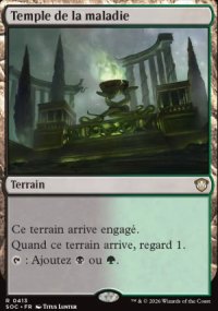 Temple de la maladie - Secrets of Strixhaven Commander Decks