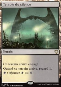 Temple du silence - Secrets of Strixhaven Commander Decks