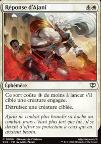 R�ponse d'Ajani - Secrets of Strixhaven