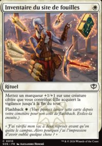 Inventaire du site de fouilles - Secrets of Strixhaven