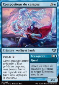 Compositeur du campus<br>Aria aqueux - Secrets of Strixhaven