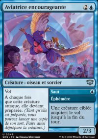 Aviatrice encourageante<br>Saut - Secrets of Strixhaven