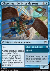 Chercheur de livres de sorts<br>�tude attentive // �tude minutieuse - Secrets of Strixhaven