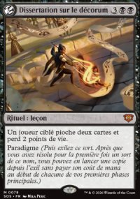 Dissertation sur le d�corum - Secrets of Strixhaven