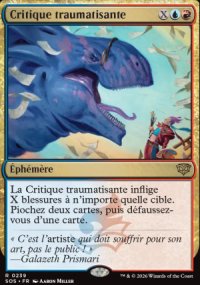 Critique traumatisante - Secrets of Strixhaven