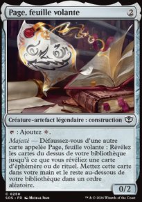Page, feuille volante - Secrets of Strixhaven