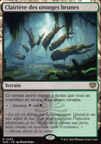 Clairi�re des oronges brunes - Secrets of Strixhaven