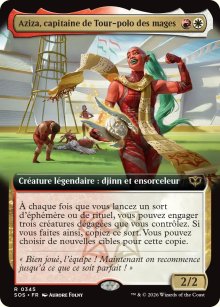Aziza, capitaine de Tour-polo des mages - Secrets of Strixhaven