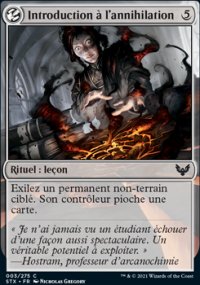 Introduction à l'annihilation - 