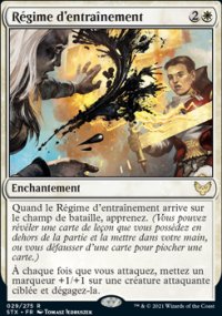 Régime d'entraînement - 
