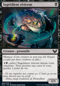 Ingrédient réticent - 