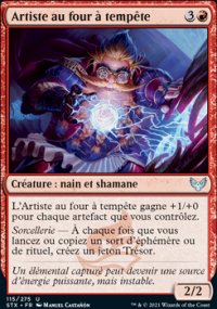 Artiste au four à tempête - 