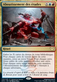 Aboutissement des études - 