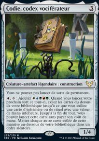 Codie, codex vociférateur - 