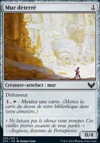 Mur déterré - 