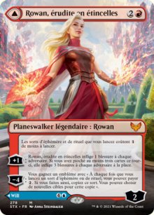 Rowan, érudite en étincelles<br>Will, érudit en gel