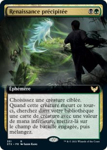 Renaissance précipitée - 