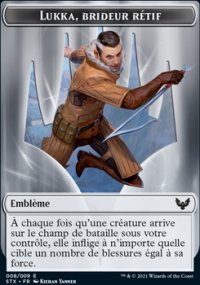 Emblème Lukka, brideur rétif - 