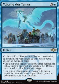 Volont des Temur - Tarkir: Dragonstorm Commander Decks