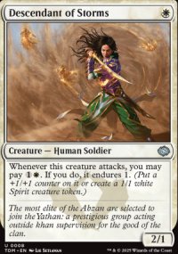 Descendant of Storms - Tarkir: Dragonstorm