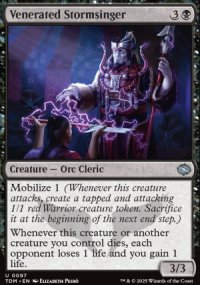 Venerated Stormsinger - Tarkir: Dragonstorm