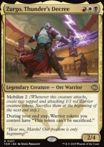 Zurgo, Thunder's Decree - Tarkir: Dragonstorm