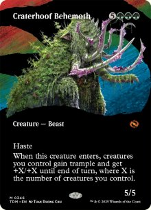 Craterhoof Behemoth - Tarkir: Dragonstorm