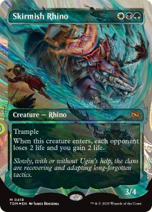 Rhinocros d'escarmouche - Tarkir: Dragonstorm