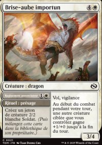 Brise-aube importun<br>Rugissement annonciateur - Tarkir: Dragonstorm