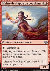 Matre de frappe du couchant - Tarkir: Dragonstorm