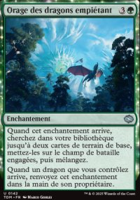 Orage des dragons empitant - Tarkir: Dragonstorm