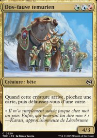 Dos-fauve temurien - Tarkir: Dragonstorm