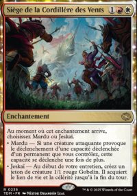Sige de la Cordillre des Vents - Tarkir: Dragonstorm